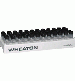 Giá để vial 2ml nhựa PP, 48 chỗ Wheaton