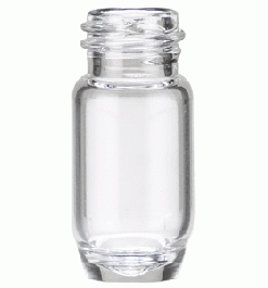 Chai vial trắng 2 ml, đáy tam giác, cổ 13-425, không nắp, loại E-Z Ex-Traction Wheaton