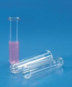 Cuvette semi (100 PCS) 2.5ml tóp đáy nhựa PS, tròn bên trong Kartel.