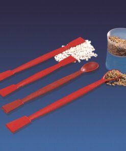 Muỗng lấy mẫu, đầu muỗng đầu bằng, 210mm