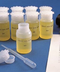 Chai nhựa đựng mẫu PE MR, nắp PP, có CV   100ml