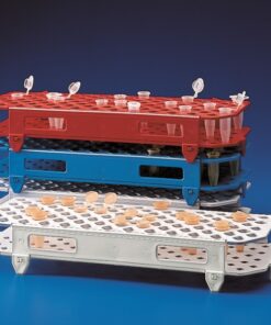 Giá để eppendorf 1.5ml, 100 lỗ (109.5x263x45mm), trắng Kartell