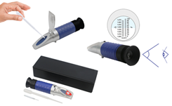 Khúc xạ kế đo độ mặn có đèn led tự động bù trừ nhiệt độ (0 – 28%) MTJL-128ATC Three-in-on