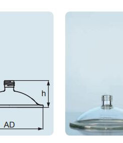 Nắp cho bình hút ẩm có vòi, dạng vòi vặn, DN 250 Duran