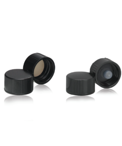 Nắp vặn đen Phenolic, đệm xốp PTFE, 15-425 Wheaton