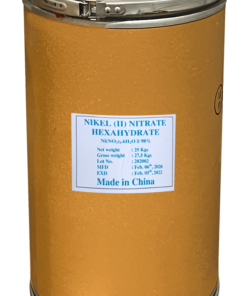 Nickel nitrate 99% Ni(NO3)2.6H2O, Trung Quốc, 25kg/thùng 13478-00-7