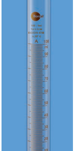 Ống đong có mỏ class A 1000ml Borosil