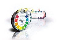 pH-indicator paper pH 6.4 - 8.0 Special indicator Roll (4.8 m) with colour scale pH 6.4 - 6.7 - 7.0 - 7.2 - 7.5 - 7.7 - 8.0 - >8.0 Merck