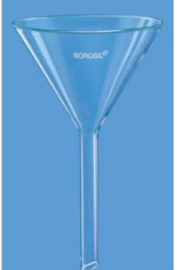 Phễu thân dài 60º 65 mm Borosil