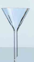 Phễu thủy tinh sọc gân 70mm Duran