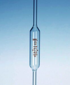 Ống hút bầu, loại A, 5ml, vạch nâu MBL