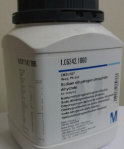 Sodium dihydrogen phosphate dihydrate for analysis EMSURE® Reag. Ph Eur Merck Đức