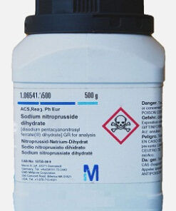 Sodium nitroprusside dihydrate GR for analysis ACS,Reag. Ph Eur 500 g Merck