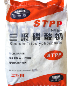 Sodium tripoly phosphat (STPP) Na5P3O10 94%, Trung Quốc, 25kg/bao 7758-29-4