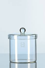 Hộp trữ mẫu hình trụ, nắp không mài, có núm 250ml, 80x80mm Duran