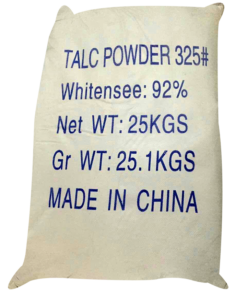 Bột talc Mg3Si4O10(OH)2, Trung Quốc, 25kg/bao bột talc