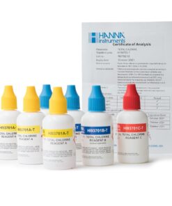 Thuốc Thử Đo Clo Tổng Dạng Nước, 300 Lần HI93701-T Hanna
