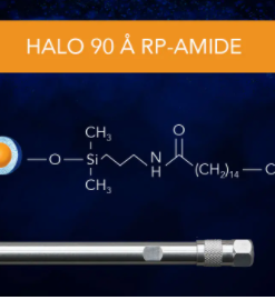 HALO 90 Å RP-Amide, 2.7 µm, 3.0 x 150 mm HPLC Column