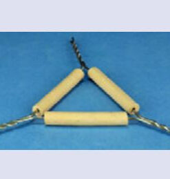 Vòng nung tam giác bằng sứ 10cm Assistent