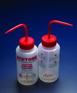 Bình tia nhựa miệng rộng chứa Acetone, LDPE 250ml AZLON