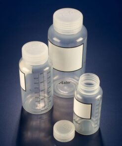 Chai nhựa miệng rộng 500ml, có ô để viết Azlon