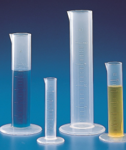 Ống đong nhựa đục thấp thành PP CV 5ml,100ml Kartell